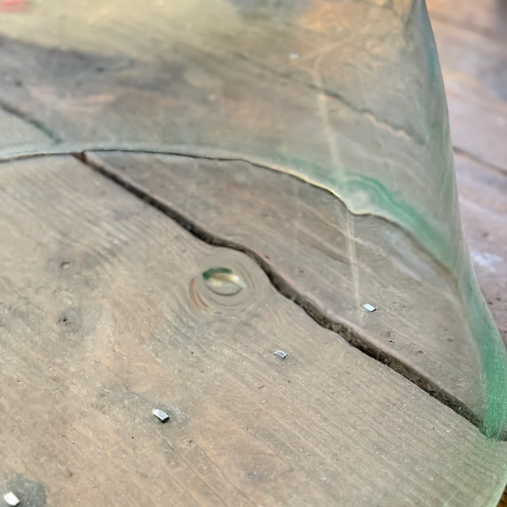 Large 19th-century French Glass Cloche de Melon (LG-07) - Image 4