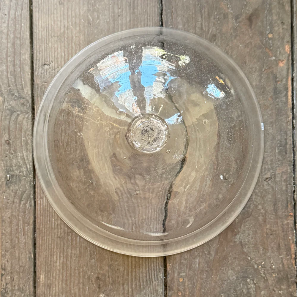 Large 19th-century French Glass Cloche de Melon (LG-08) - Image 2