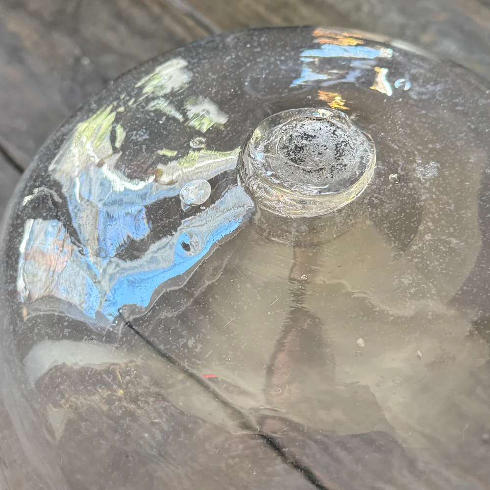 Large 19th-century French Glass Cloche de Melon (LG-08) - Image 3