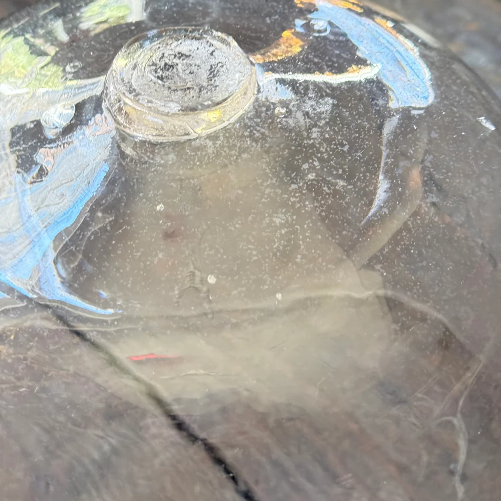 Large 19th-century French Glass Cloche de Melon (LG-08) - Image 4