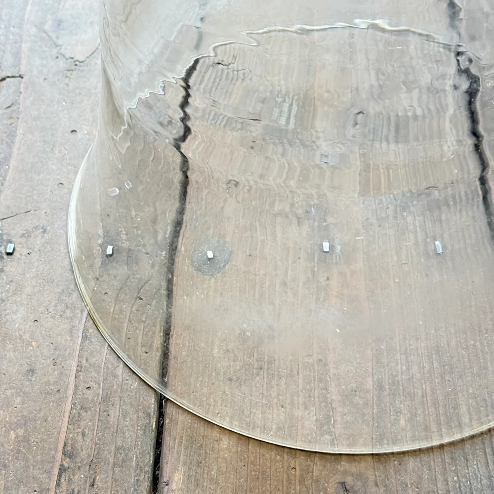 Large 19th-century French Glass Cloche de Melon (LG-10) - Image 5
