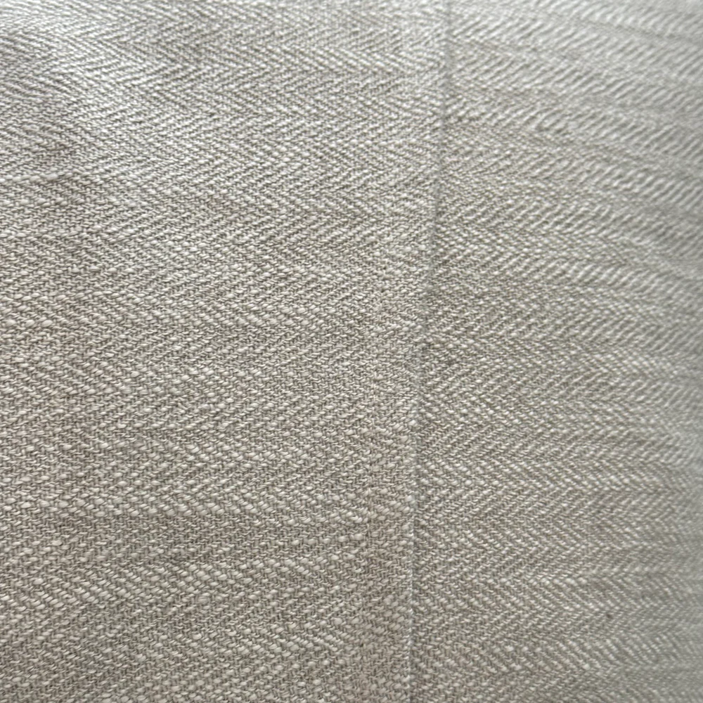 Large Canton Fringe Pillow in Green (No. 70A) with Linen Backing (#MD-04) - Image 4