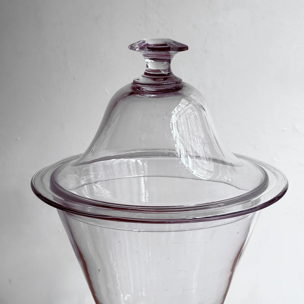 Large Footed 19th-century French Candy Jar (17I) - Image 2