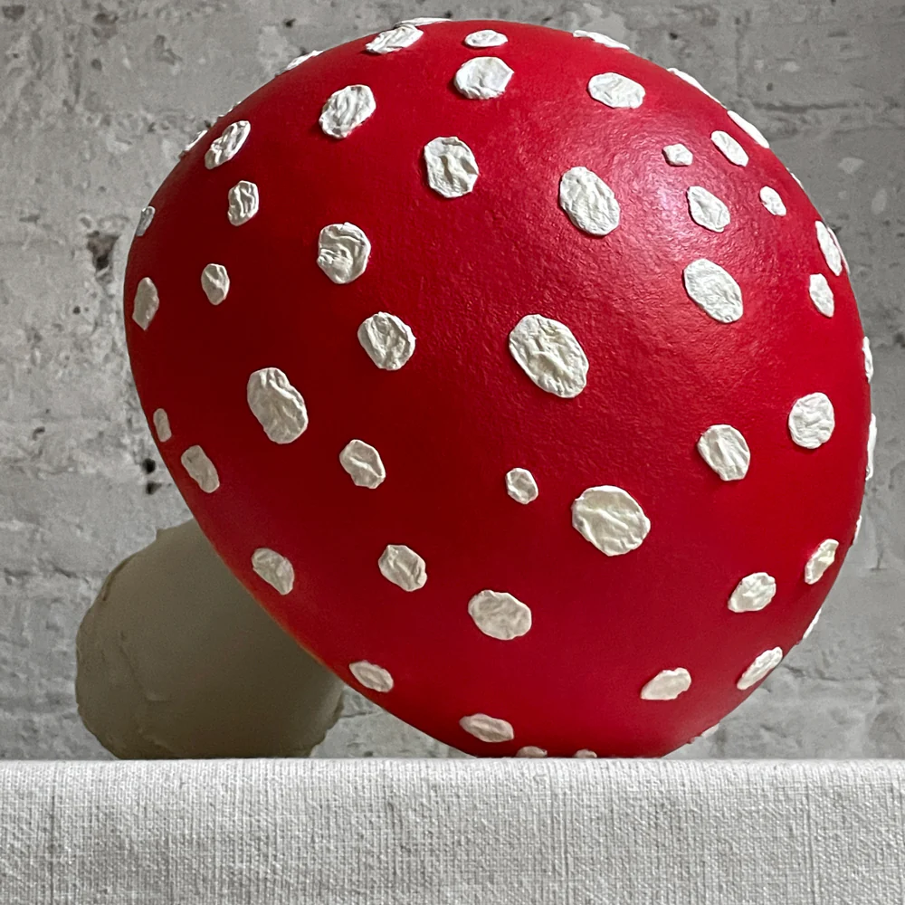 Large Papier-Mâché Mushroom - Image 5