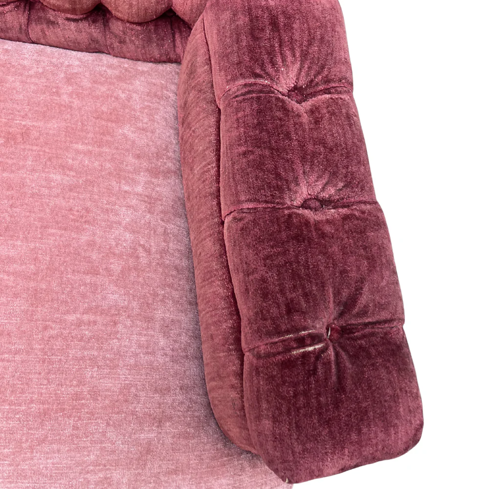 Late 19th-century Tufted Velvet Sofa - Image 5