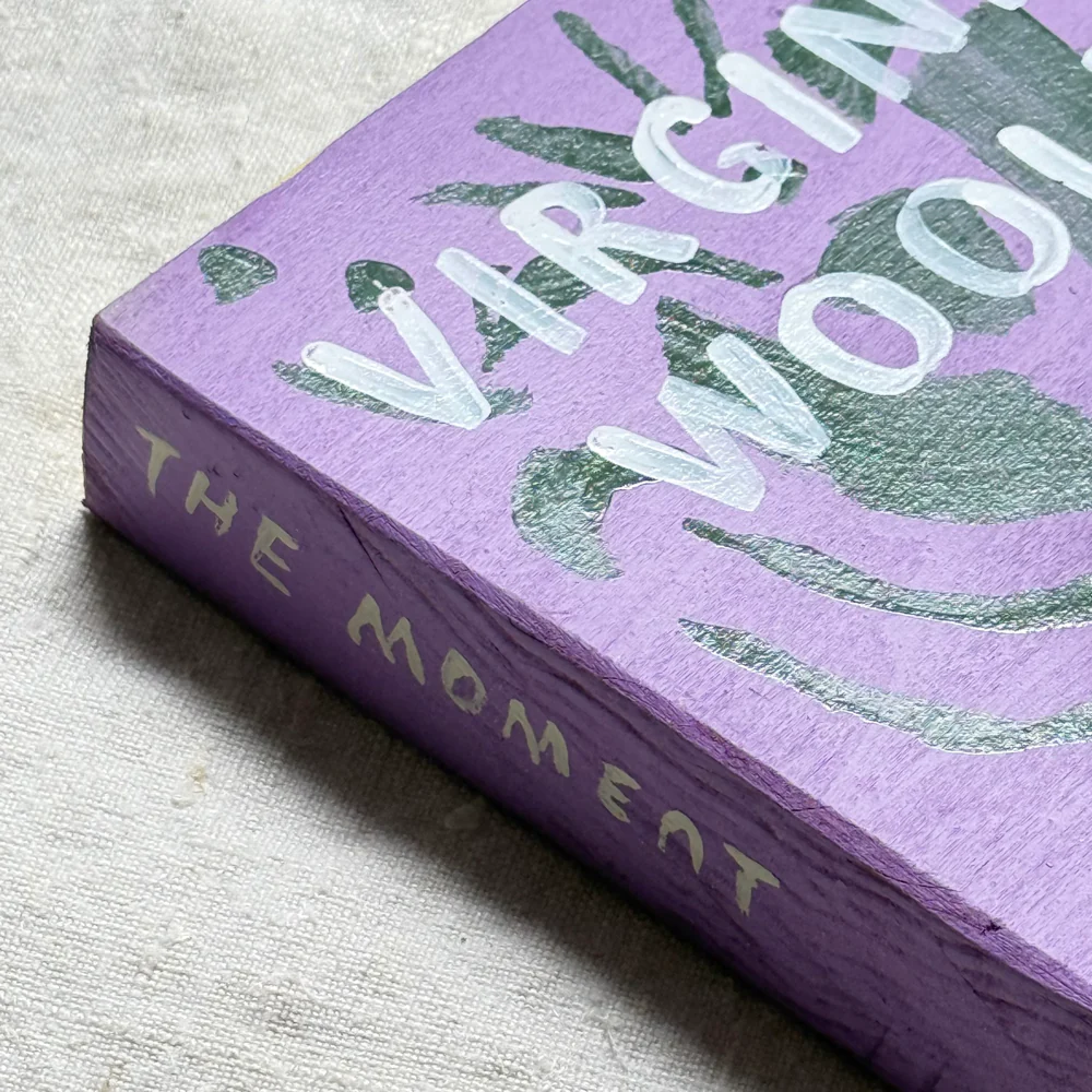 Leanne Shapton "The Moment" Painted Wooden Book - Image 2