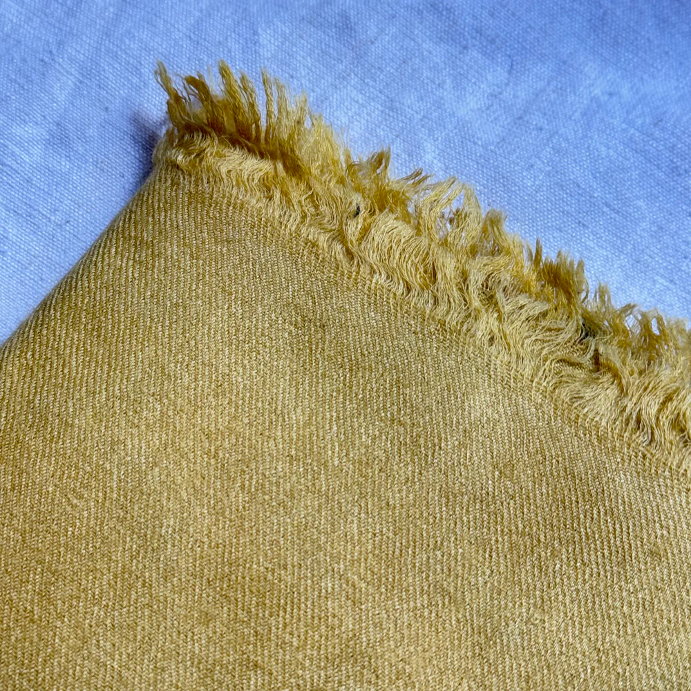 Madeline Weinrib x Kashmir Loom Wool Shawl in Jasmine - Image 5