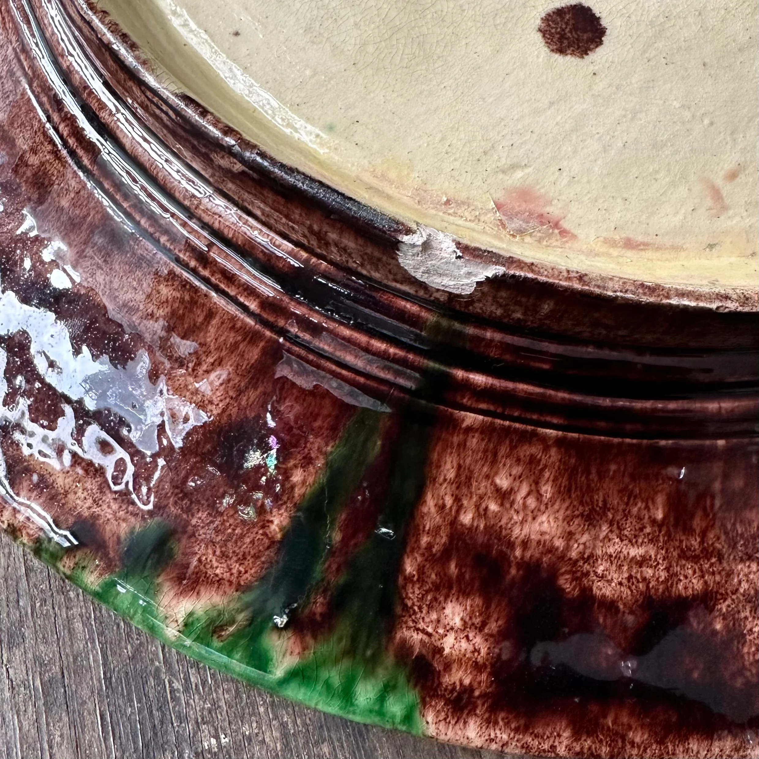 Manuel Mafra Portuguese Palissy-Style Earthenware Charger - Image 4