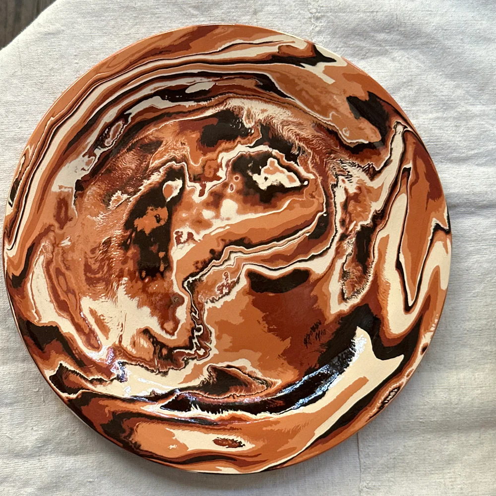 Marbled Presentation Plate in Bhoutan (BH #759) - Image 2