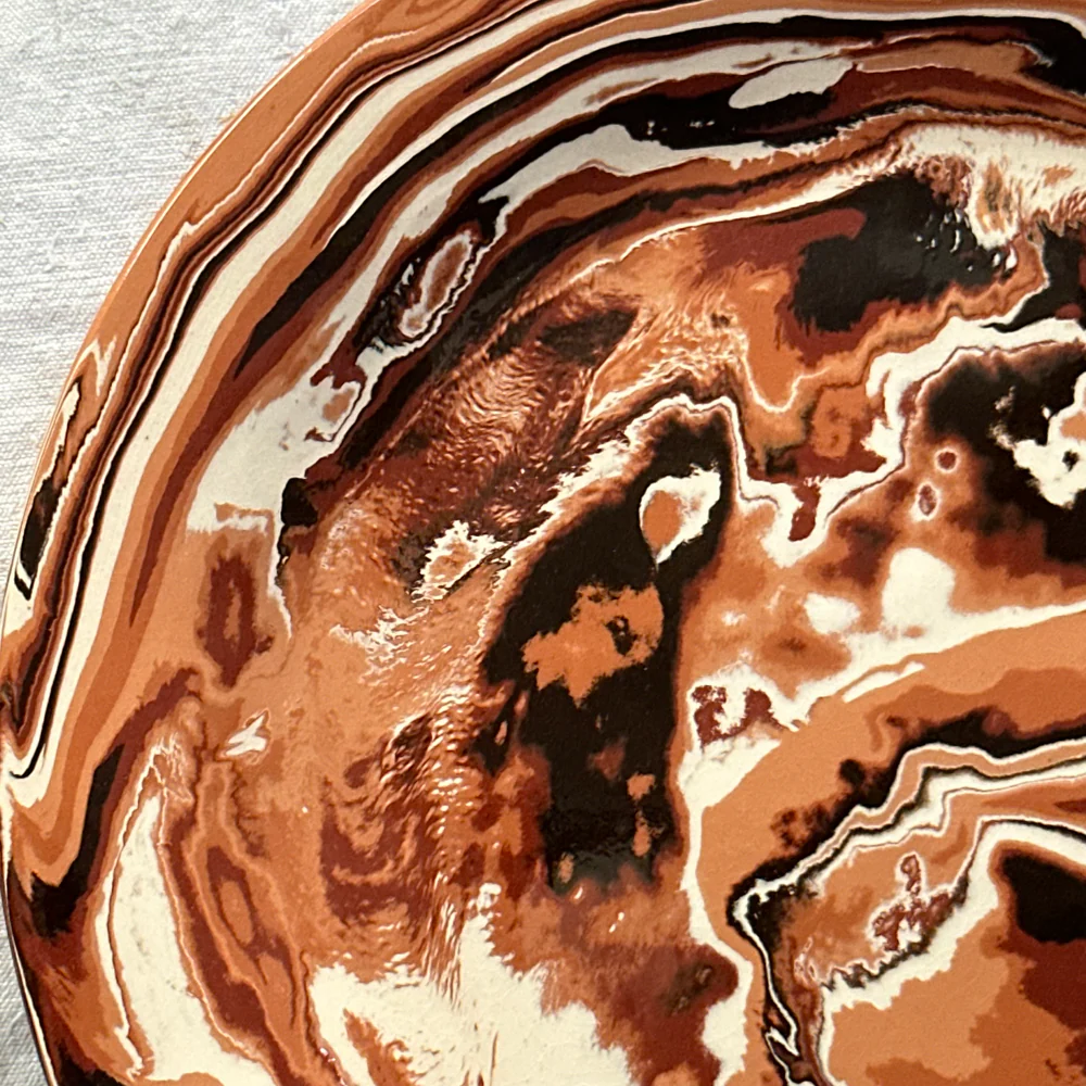 Marbled Presentation Plate in Bhoutan (BH #759) - Image 4