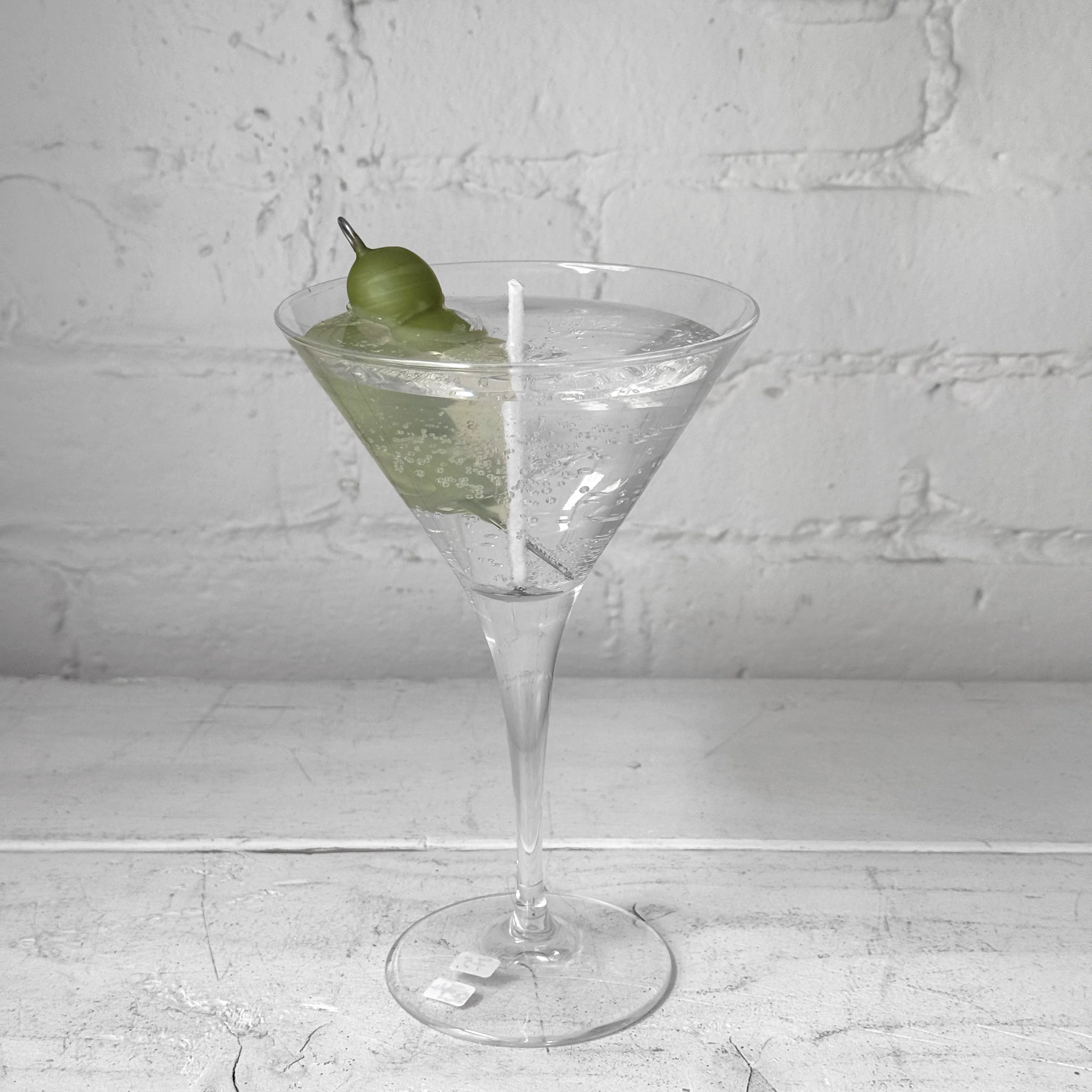Martini Glass Candle