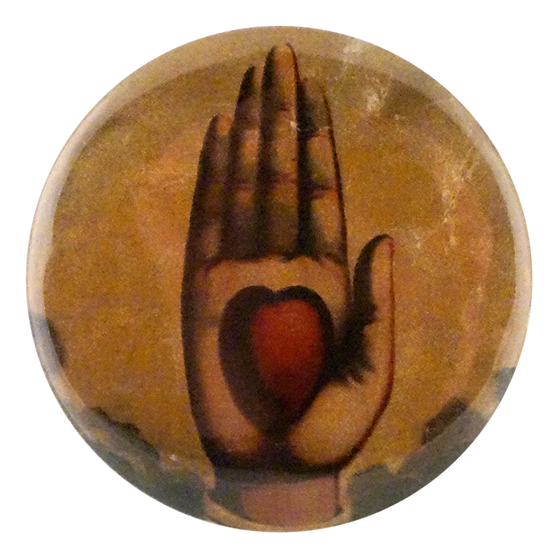 Iconic Painted Hand & Heart