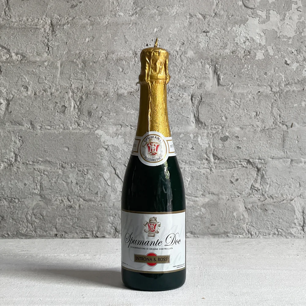 Medium Spumante Sparkling Wine Bottle Candle