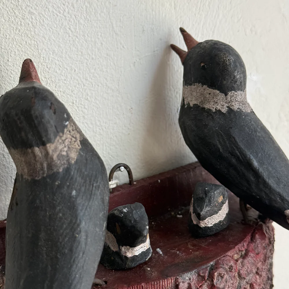 Early 20th-century Black Forest Carved Bird's Nest (BFB-09) - Image 5