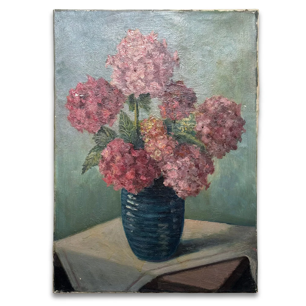 Mid 20th-century Dutch Floral Still Life Painting