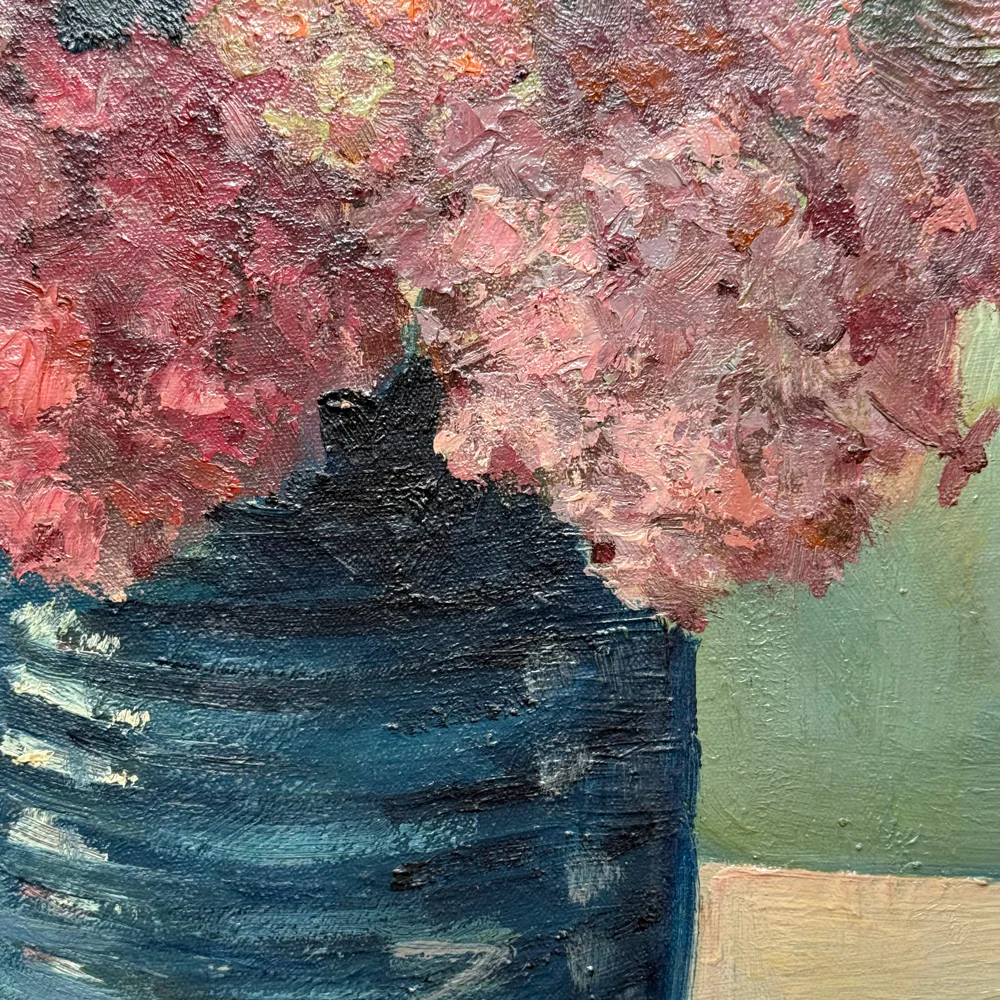 Mid 20th-century Dutch Floral Still Life Painting - Image 3