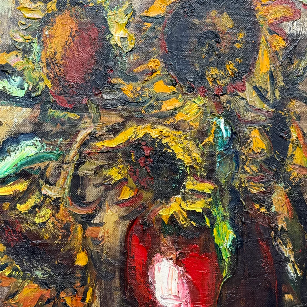 Mid 20th-century Dutch Floral Still Life Painting - Image 2