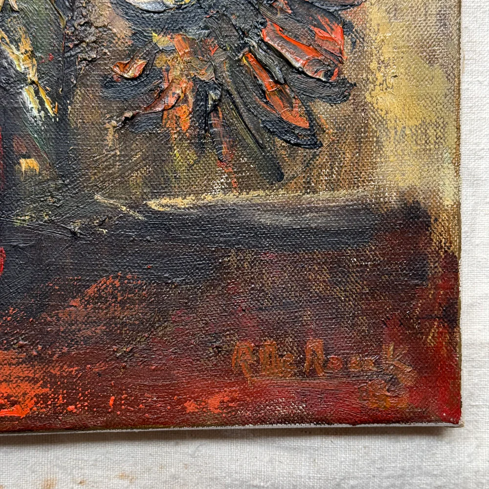 Mid 20th-century Dutch Floral Still Life Painting - Image 3