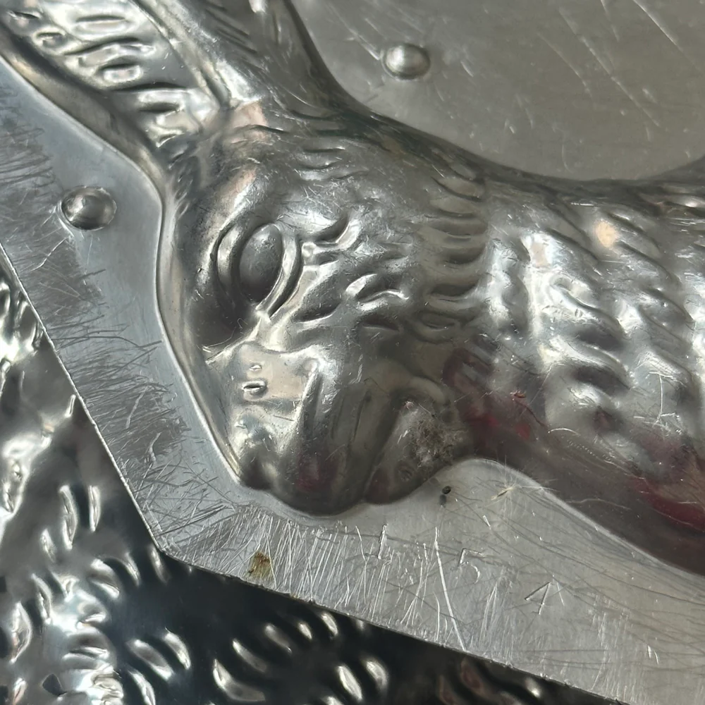 Antique Chocolate Rabbit Tin Mold (#02) - Image 3