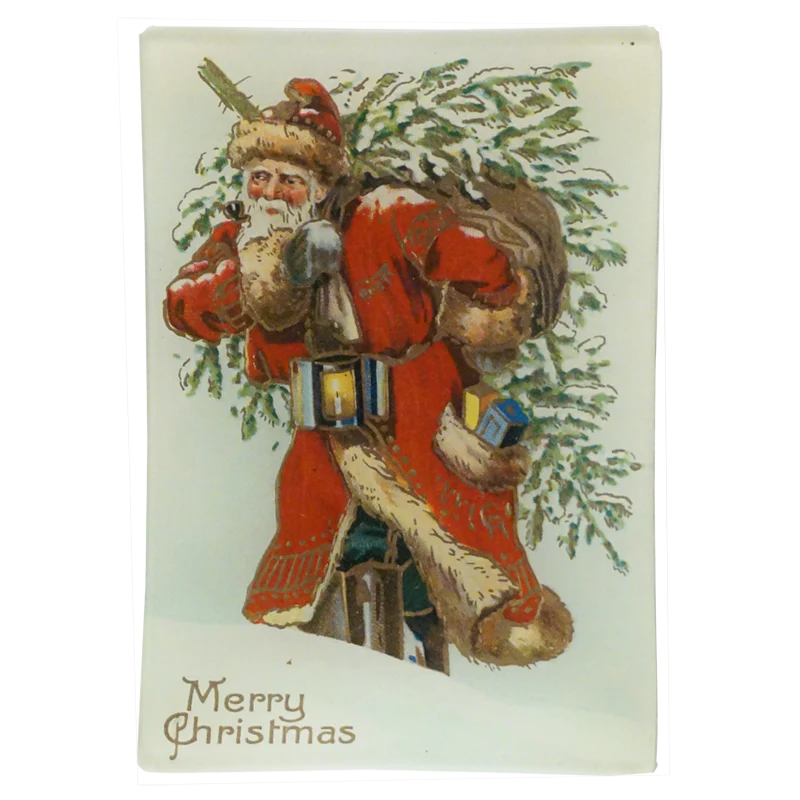 Santa with Tree (Merry Christmas)