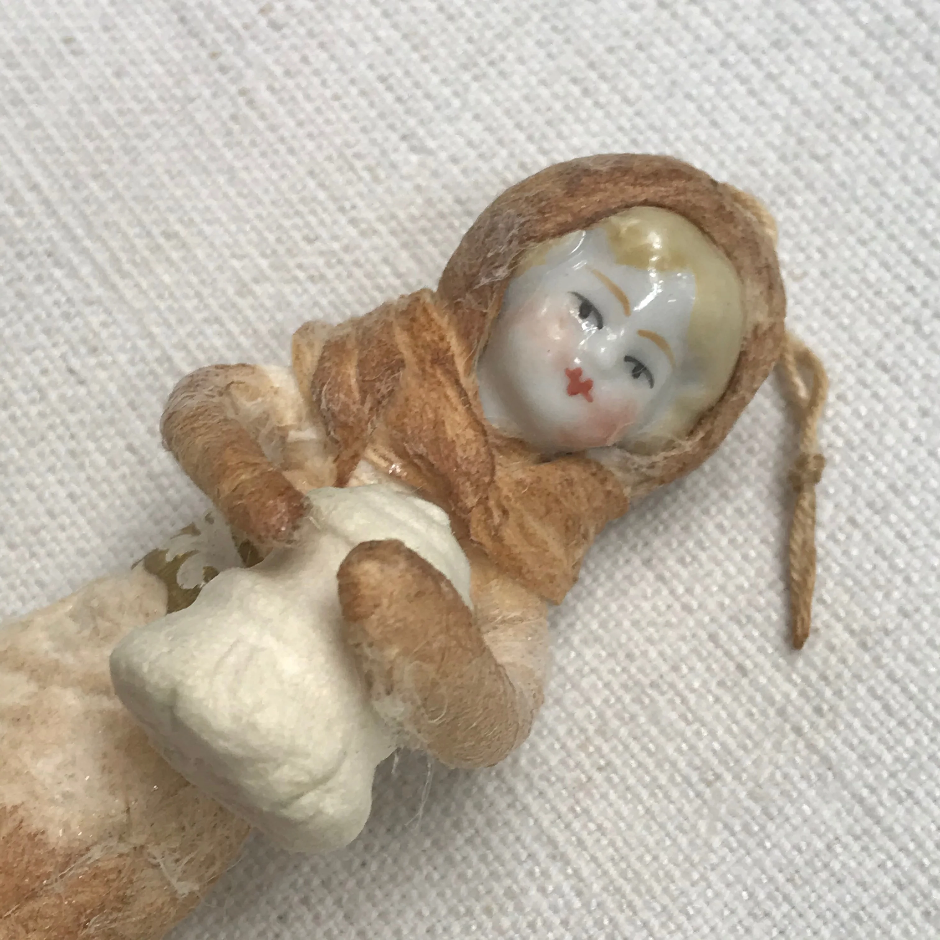 Nostalgic Cotton Boy with Bell Ornament - Image 2