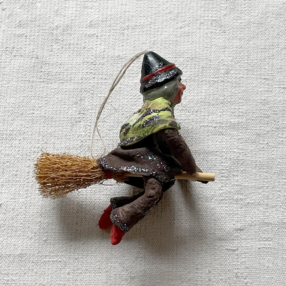 Nostalgic Cotton Witch Ornament