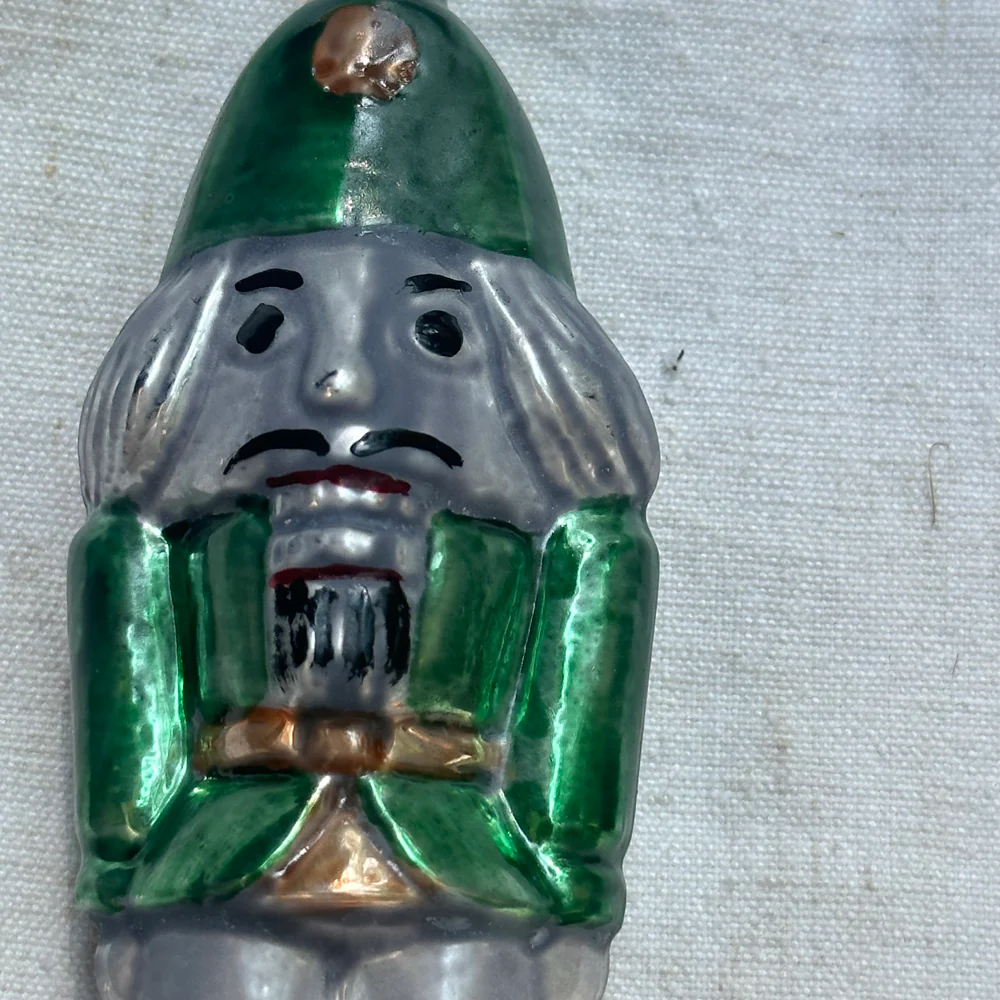 Nostalgic Green Nutcracker Ornament - Image 2