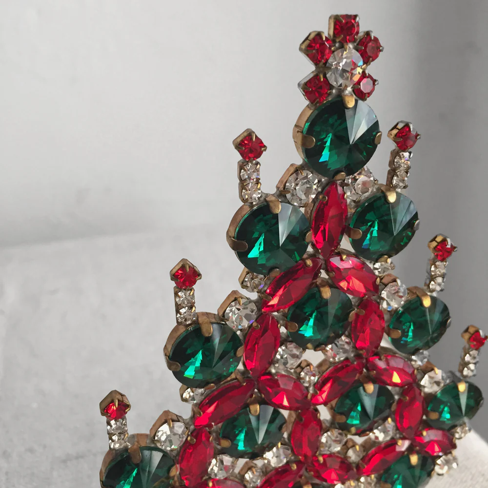 Nostalgic Jeweled Tree with Candles - Image 2