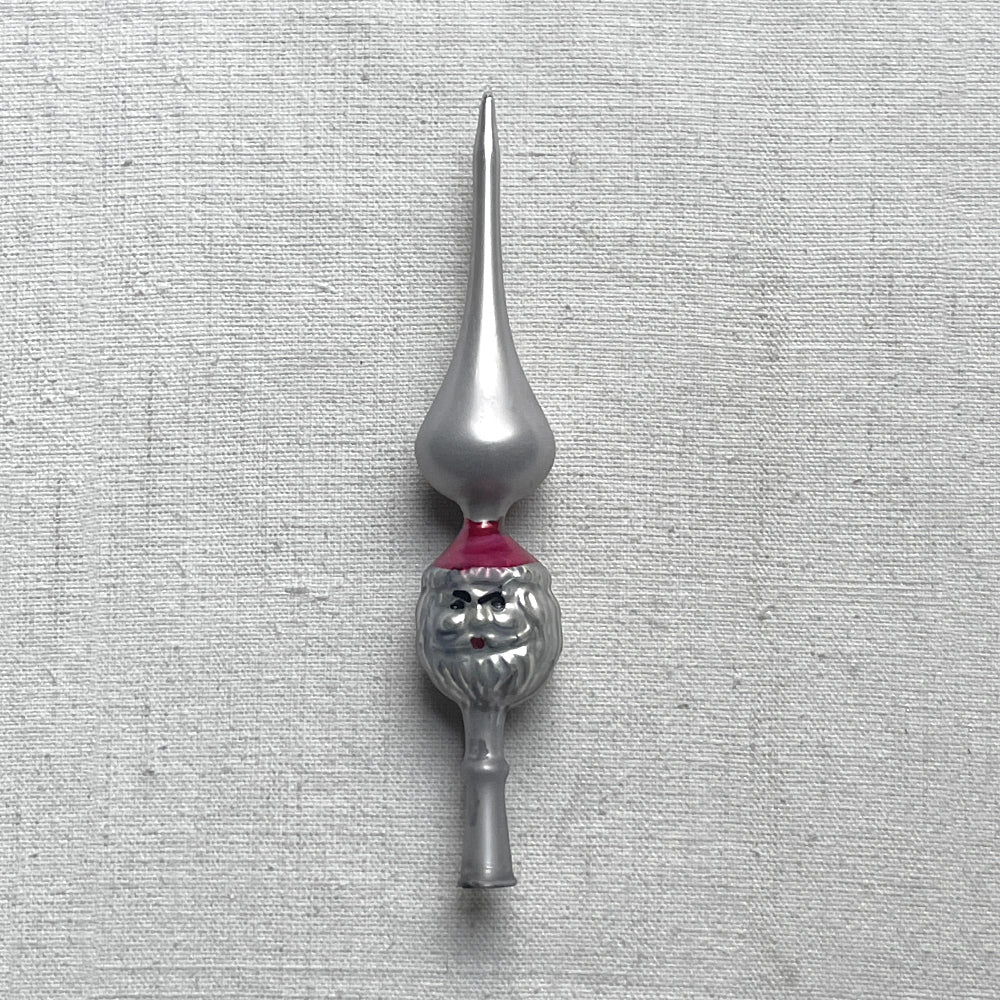Nostalgic Mini Santa Head Tree Topper