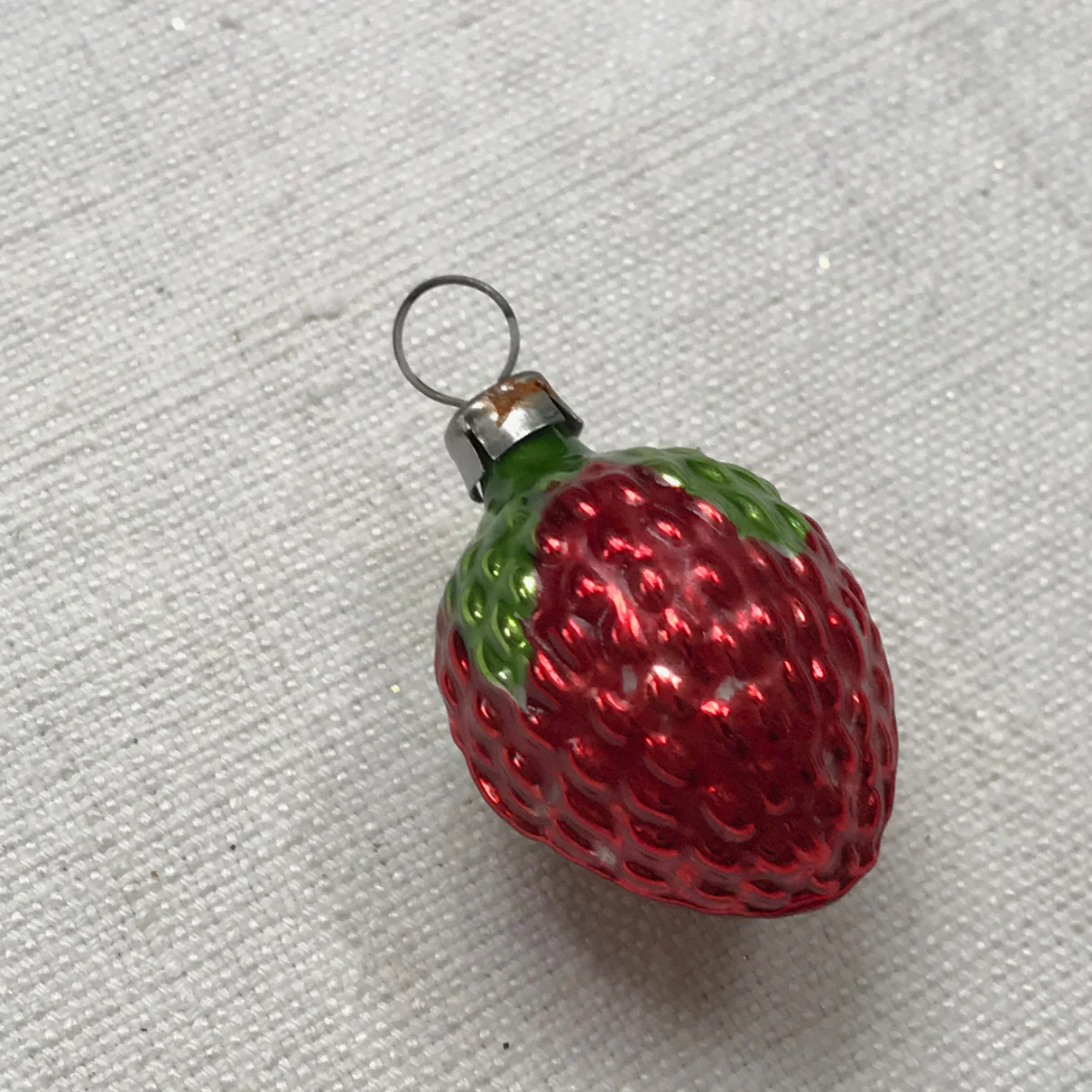 Nostalgic Mini Strawberry Ornament - Image 2