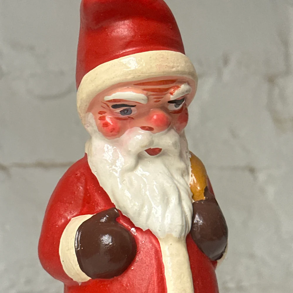 Nostalgic Papier-Mâché Santa Box - Image 2
