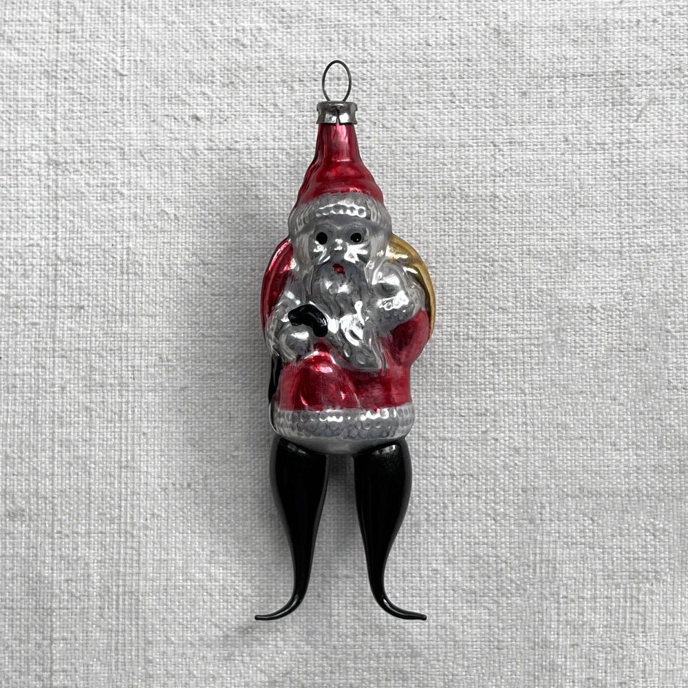 Nostalgic Santa with Legs Ornament