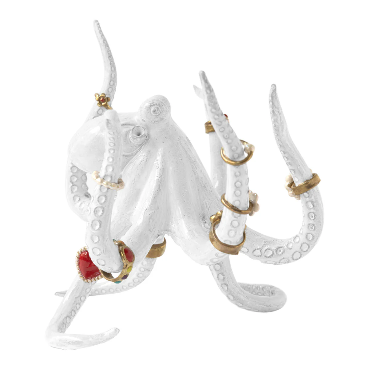 Serena Octopus Ornament with Rings - Image 3