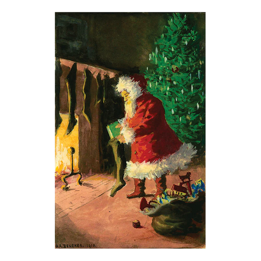 Painted Santa