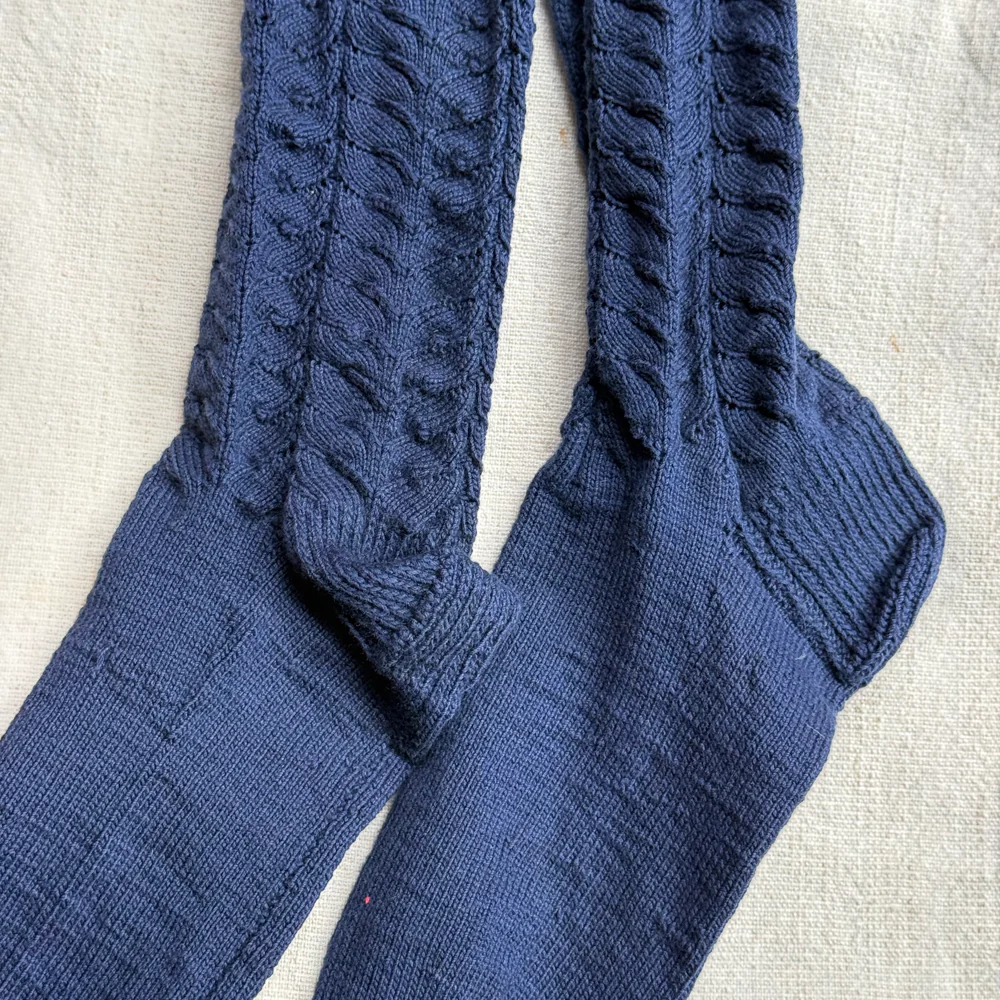 Pair of Antique German Socks (#10) - Image 6