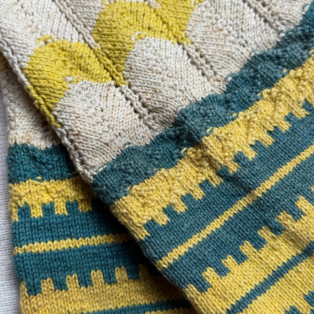 Pair of Antique German Socks (#2) - Image 7