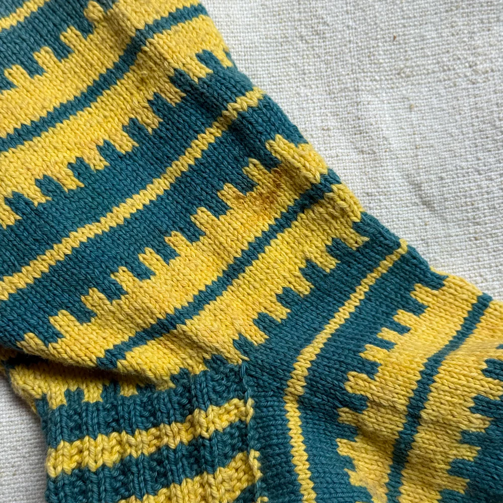 Pair of Antique German Socks (#2) - Image 8