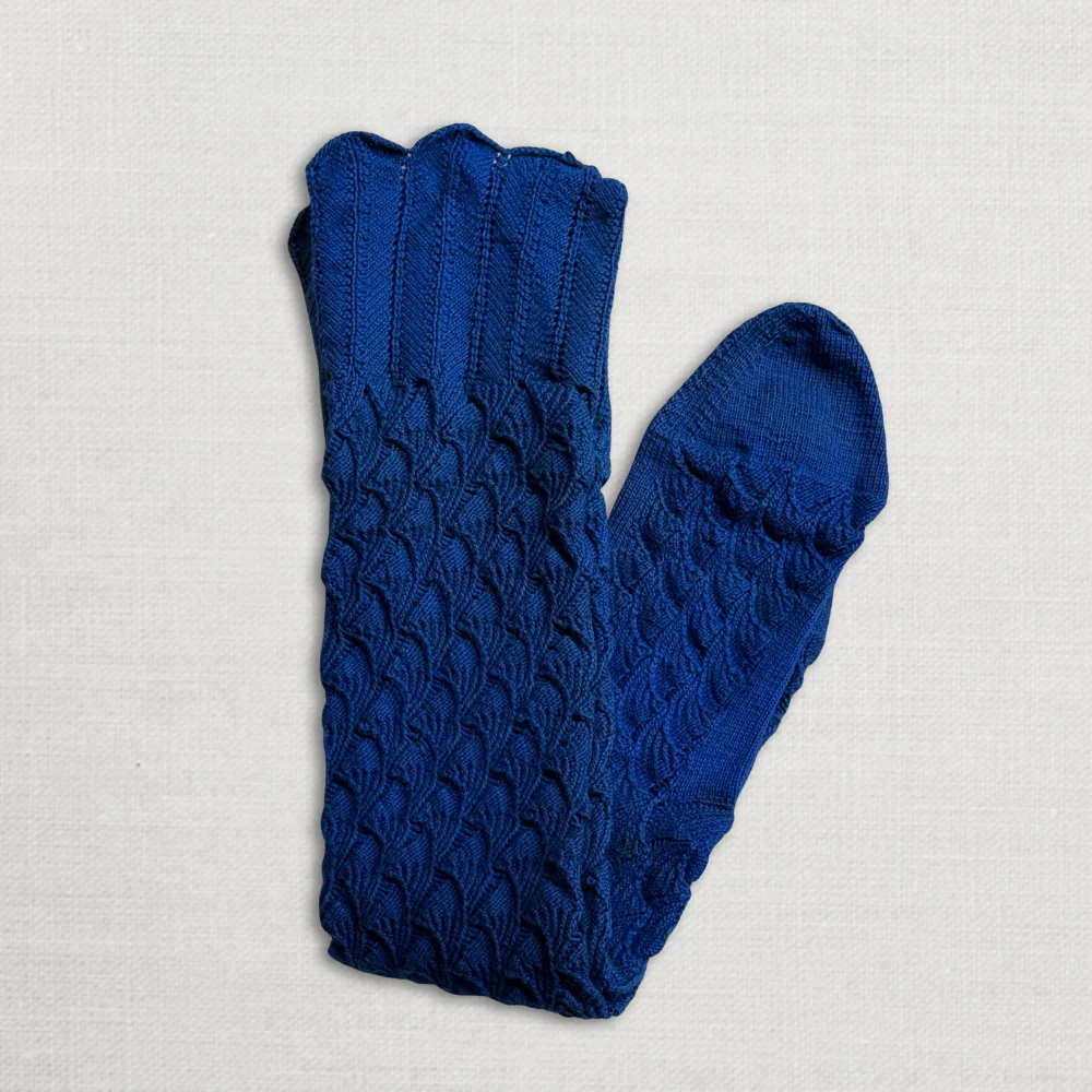 Pair of Antique German Socks (#5) - Image 2