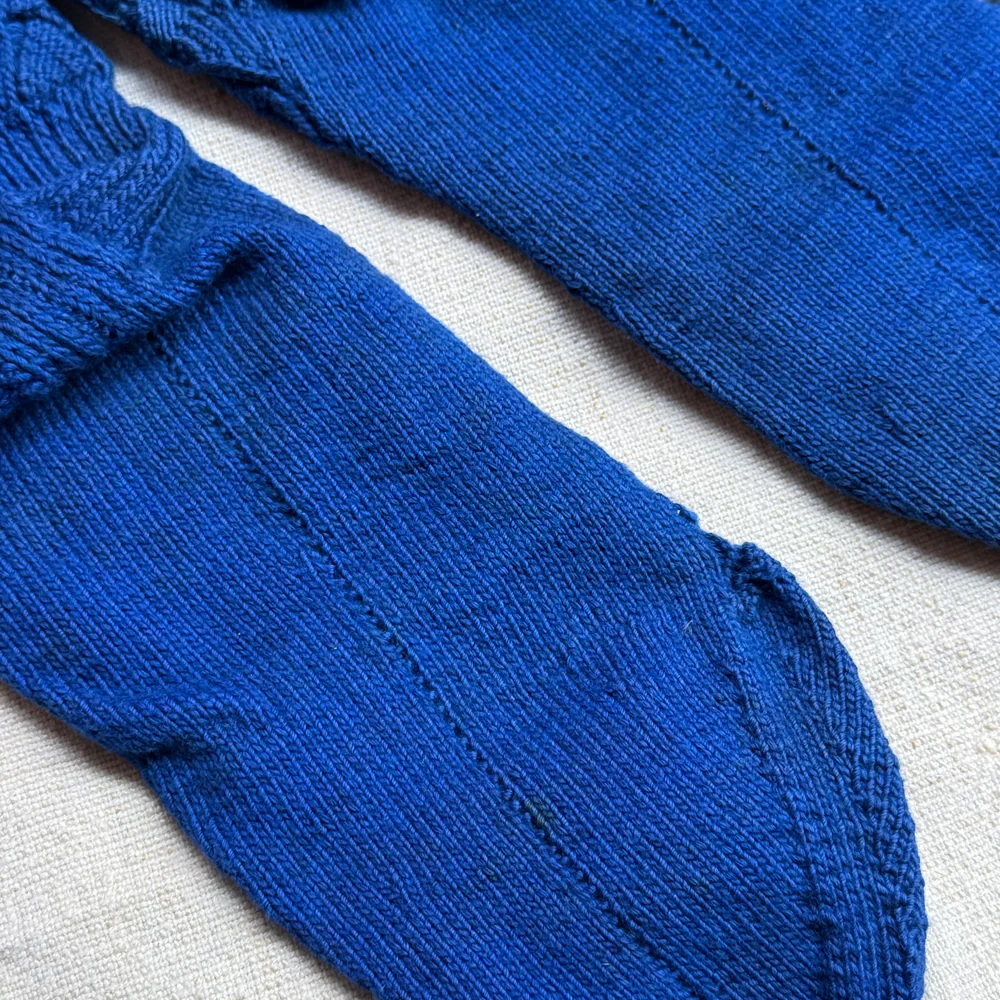 Pair of Antique German Socks (#5) - Image 6