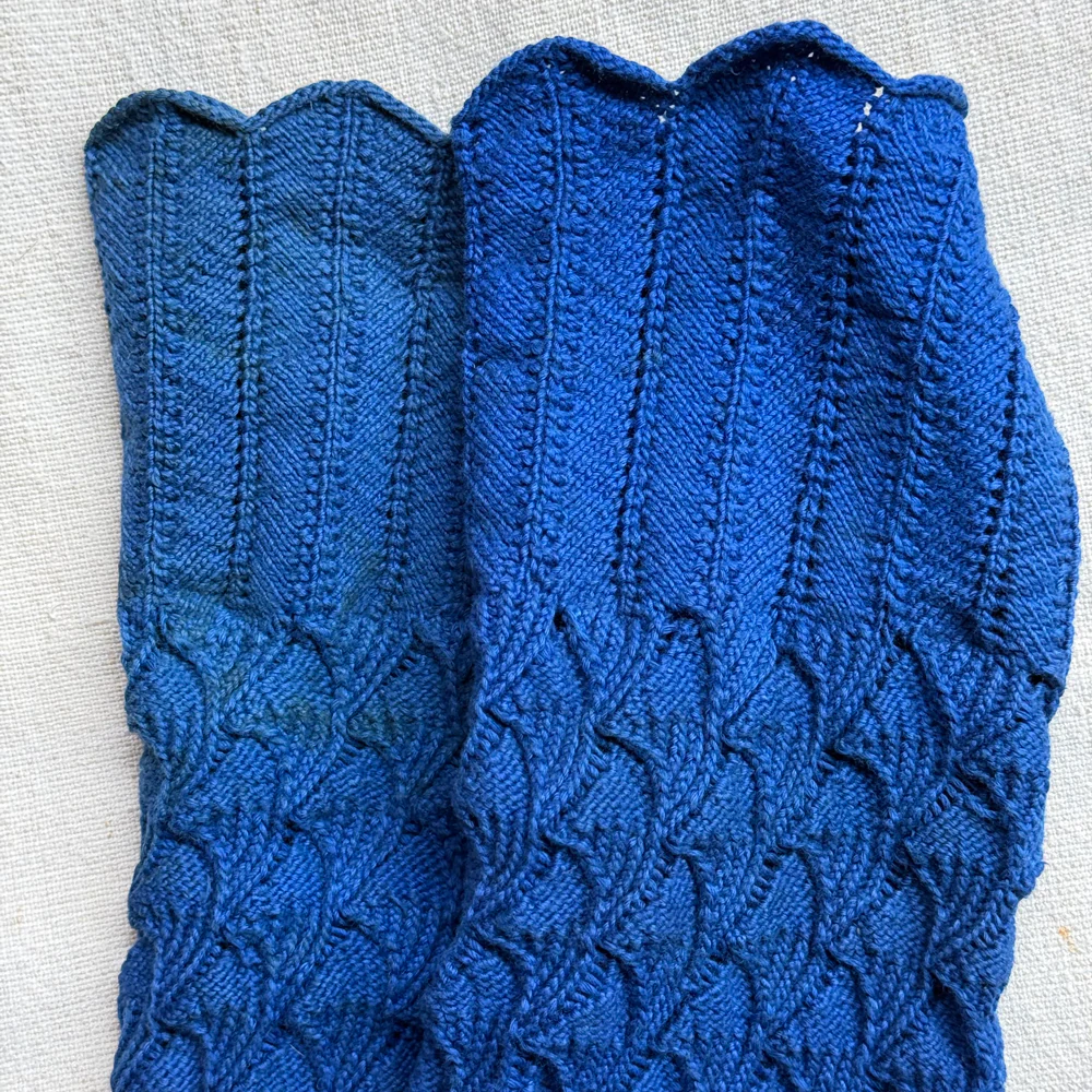 Pair of Antique German Socks (#5) - Image 8