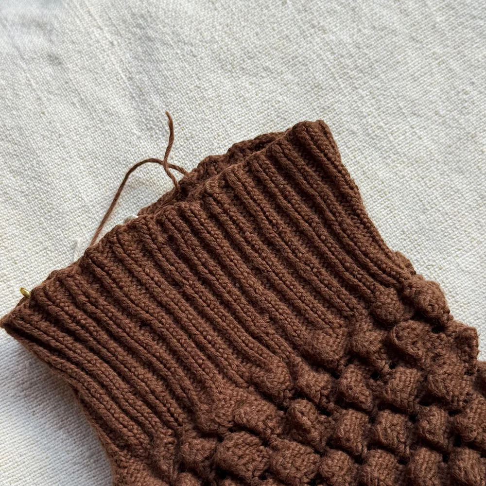 Pair of Antique German Socks (#9) - Image 4