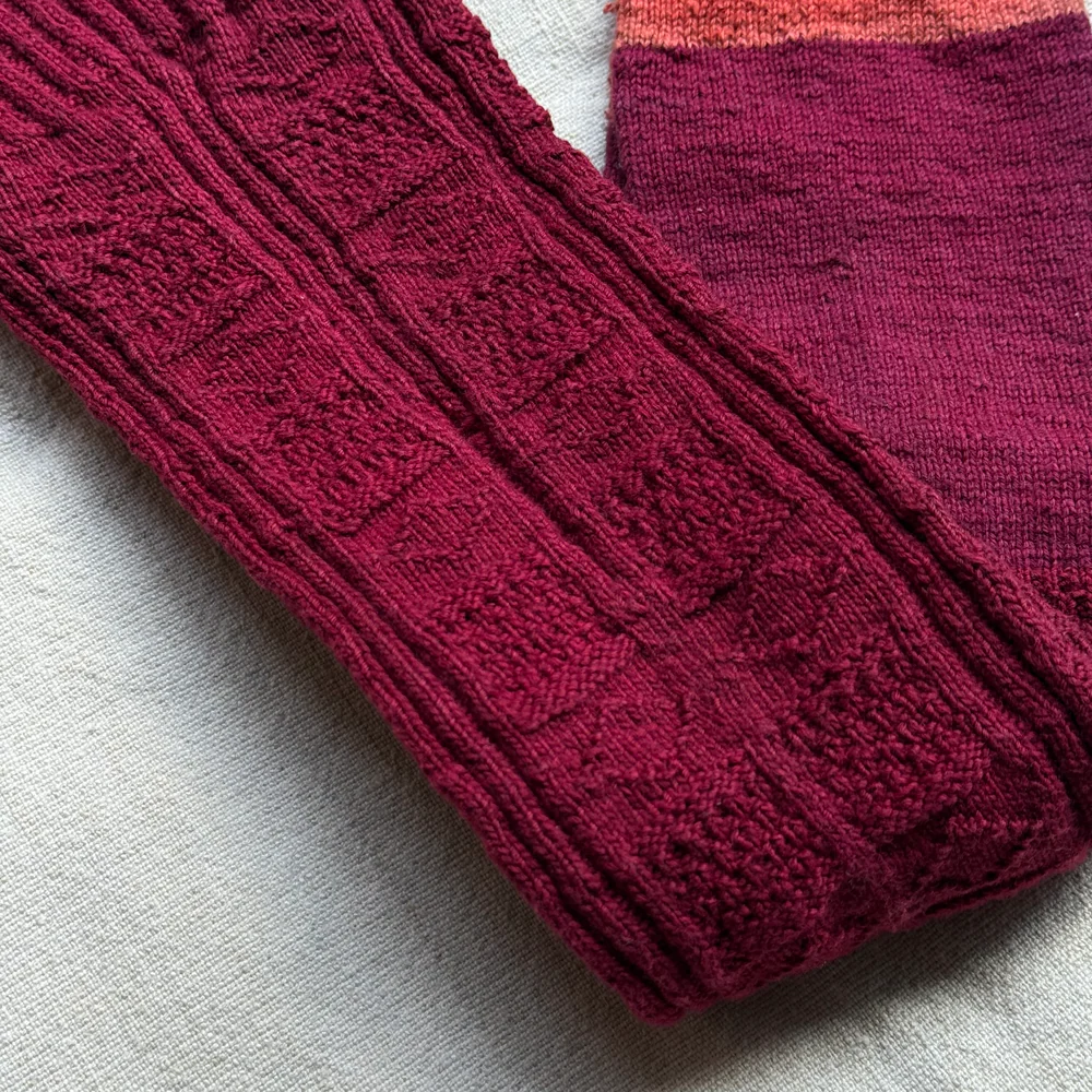 Pair of Antique German Socks (#4) - Image 3
