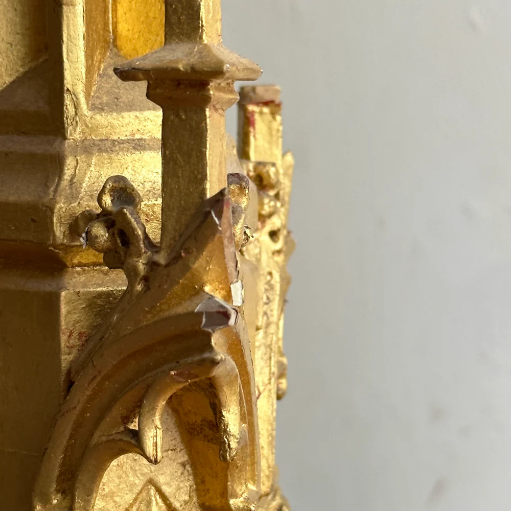 Pair of Early 20th-century Gilded Italian Candlesticks - Image 9