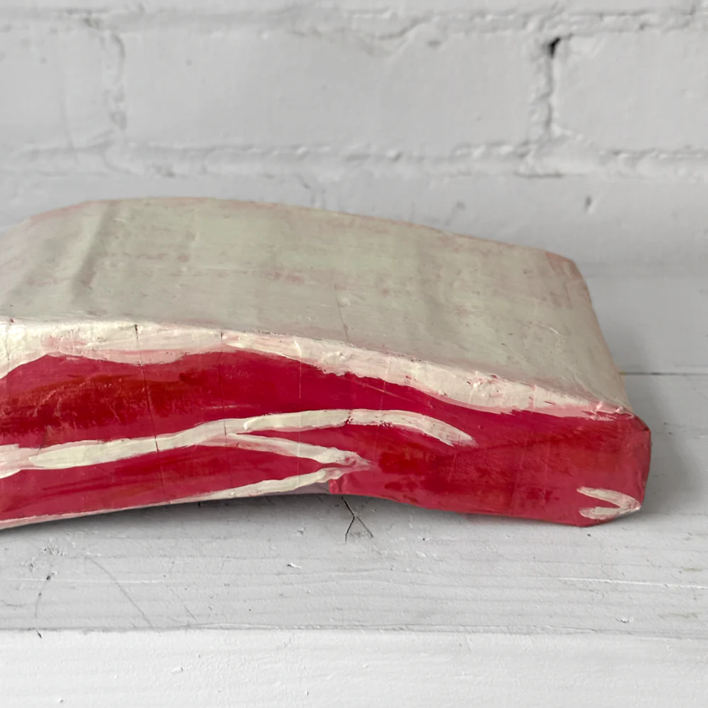 Papier-Mâché Pork Belly Sculpture - Image 3