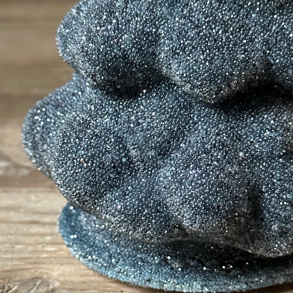 Papier-Mâché XL Gunmetal Beaded Tree - Image 3