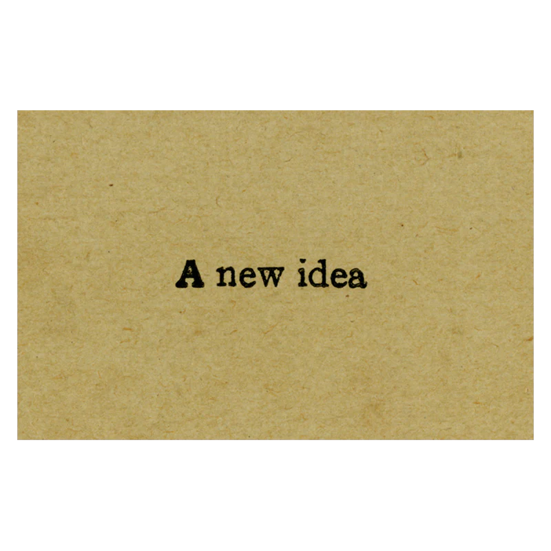 A New Idea