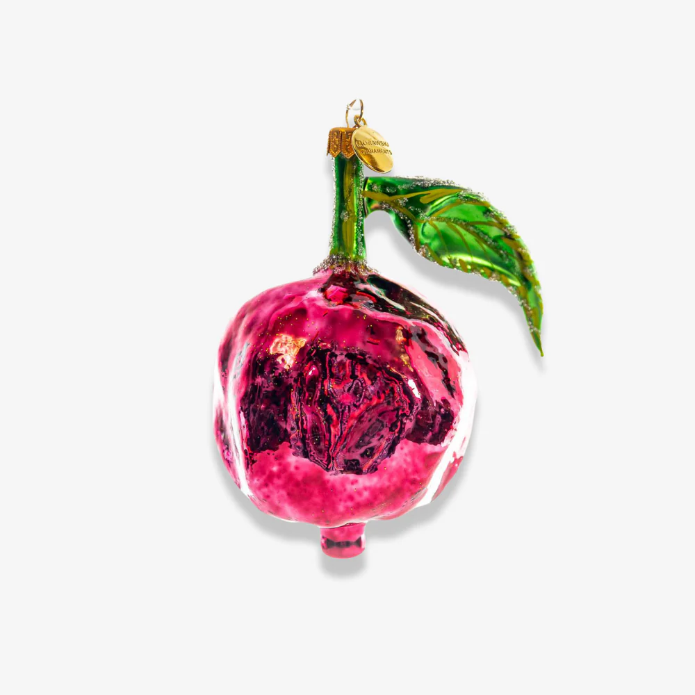 Pomegranate With Leaf 26 Ornament