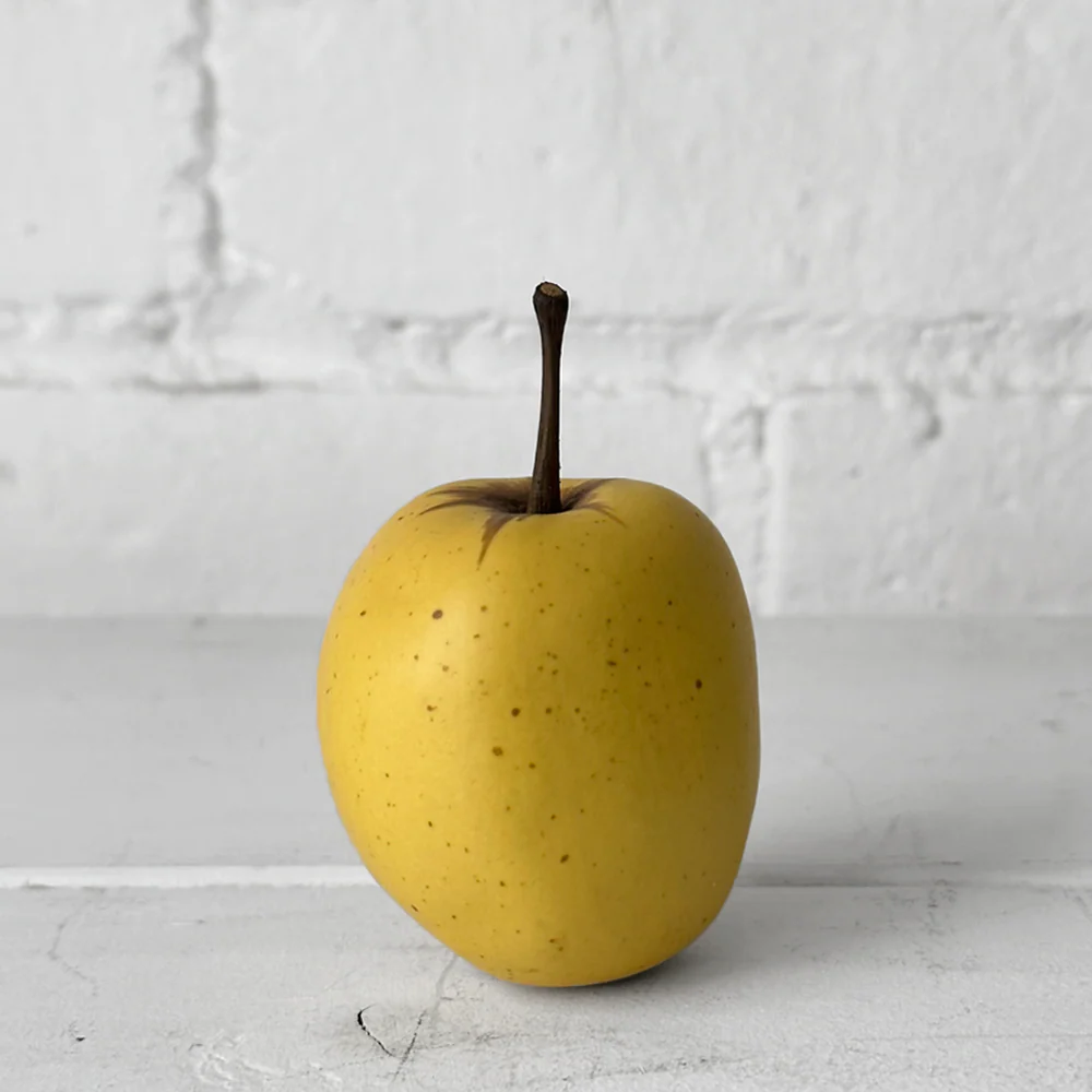 Porcelain Windfall Golden Delicious Apple