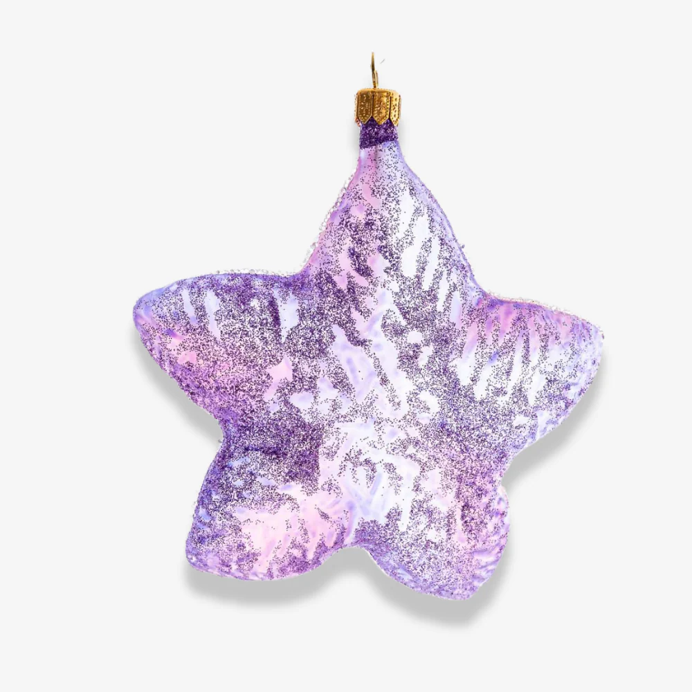Purple Starfish Ornament