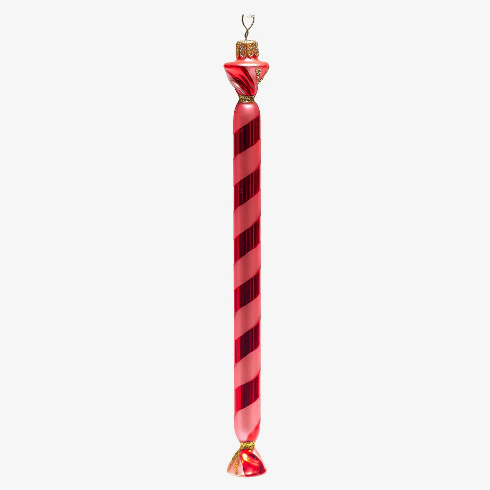 Red & Pink Candy Stick Ornament